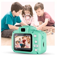 GENERICO - Cámara niños lcd digital fotográfica video verde