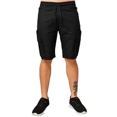 GENERICO - Bermuda Pantaloneta Tipo Cargo Jogger Corto en Dril Licrado