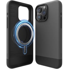 ELAGO - Estuche Compatible iPhone 15 Pro Max Glide Magsafe Gris / Negro