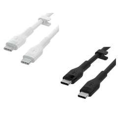 BELKIN - Cable Usb-c a Usb-c x2 unidades 2m - Blanco