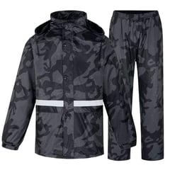 MULTIPLACE COLOMBIA - Impermeable para moto reflectivo camuflado moderno