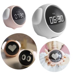 Q AND Q - Reloj despertador con lampara Digital Para Escritorio Recargable