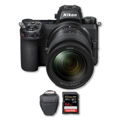 NIKON - Nikon Z7 II Mirroless 4K lente 24-70mm Memoria 128Gb de 200Mbs Bolso