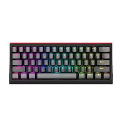 GAMER TECH - Teclado Mecánico Gamer Gmt-962r 60% Switch Rojo