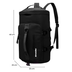 SHARK - MALETA MALETIN MORRAL DEPORTIVA VIAJE GIMNASIO 4 EN 1