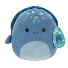 JAZWARES - Peluche Squishmallows 19Cm - Truman Tortuga Laúd Azul Marino