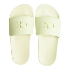 CALVIN KLEIN - Sandalias Con Logo Mujer Verde