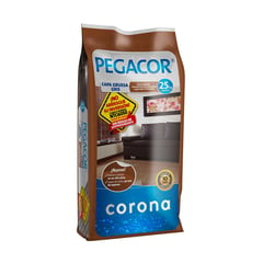 CORONA - Pegacor Capa Gruesa Gris 25kg