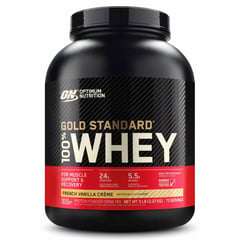 OPTIMUM NUTRITION - Proteina Whey Gold Standard 5 Lbs - Sabor Vainilla