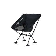 TERRAFORCE - Silla Plegable Camping Ultra Portable Negro