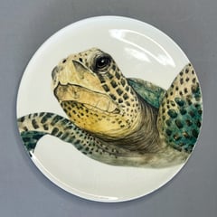 ARTE PLATONICO - Plato porcelana pintado a mano 29 cm