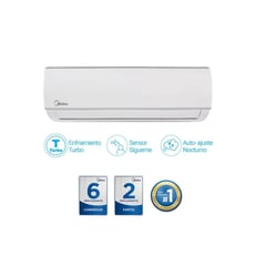 MIDEA - Aire Acondicionado Split Forest 12000 btu 220v Convencional