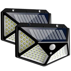 GENERICO - Lampara Solar 100 LED Paquete x 2