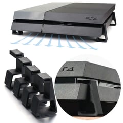 GENERICO - Soporte Base Elevadora Para Ps4 Fat PlayStation Negro