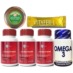 GENERICO - 3 CARDITONE ELIMINA LA ATEROSCLEROSIS - OMEGA 3