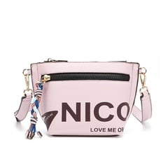 NICOLE LEE - Bandolera con estampado y Llavero P16462