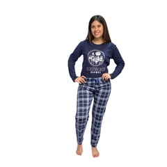 GENERICO - Pijama mujer pantalon largo y camisa manga larga