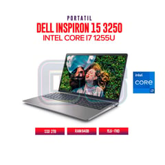 DELL - PORTATIL INSPIRON 3520 15.6" INTEL CORE I7 1255U 64GB/ SSD 2TB M.2