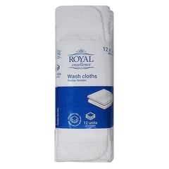 ROYAL - Excellence Toalla Facial Blanca 12 Unidades 458258