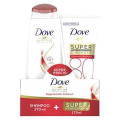 DOVE - Dove Shampoo Y Acondicion Regeneración Extrema 370Ml + Aco X 170Ml