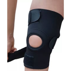 TECNOMED - Rodillera Ortopédica Protección Rodilla Deportes Y Laboral Color Negro Talla UNICA