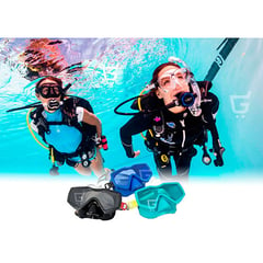 GENERICO - Careta Gafas De Buceo Ajustable Todo Tipo De Rostro Bestway