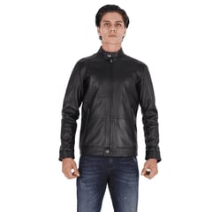 LA CHAQUETERIA - Chaqueta en Cuero Negro LCHL102