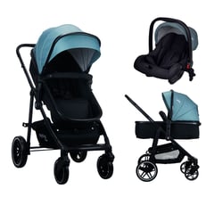 ASALVO - Coche Para Bebe Travel System Dubai Olive