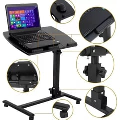 GENERICO - Mesa Soporte Ajustable Notebook Tablet Computador Color Negro