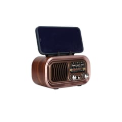 DIANSHENG - Radio Retro Potente Grande Multibandas Am Fm Bluetooth