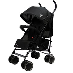 ASALVO - Coche Para Bebe Paseador Tokio Negro