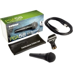 SHURE - Microfono Alámbrico Pga58 Vocal Dinamico Estuche