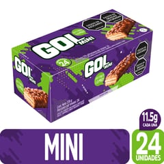 NACIONAL DE CHOCOLATES - Chocolatina Gol Mini Plegadiza x 24 unidades