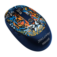 MAXELL - Mouse Mowl-320 Print Tiger UsbUsb-C Inalambrico