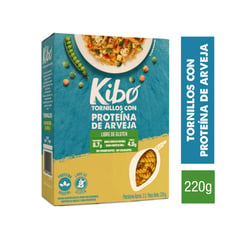 KIBO - Pastas Tornillos con proteína de Arveja sin Gluten