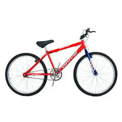 DRIVE - BICICLETA 26 SIN CAMBIOS ROJO/AZUL, FRENO CANTILEVER