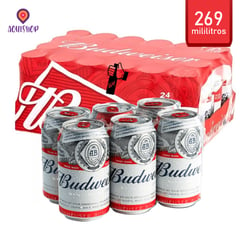 BUDWEISER - Pack X24 Cerveza Lata 269 Ml