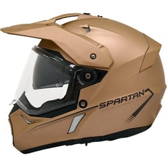 SPARTAN - CASCO WOLF CERTIFICADO CAFE MATE TLL M