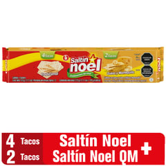SALTIN NOEL - Saltín Noel Mix 4 Tacos Rojo + 2 Tacos Queso Mantequilla