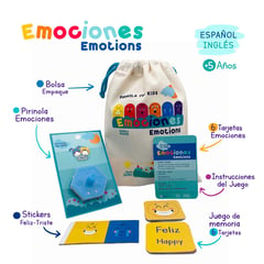 FUN FACTORY - Juego Emociones Para Niños Y Niñas +5 Bilingüe