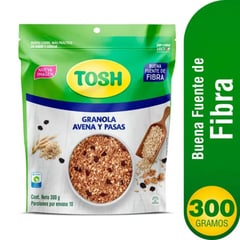 TOSH - Cereal Tosh Artesanal Avena Pasas