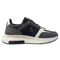 POLO PREMIER GROUP - Tenis Black Grey White Para Hombre