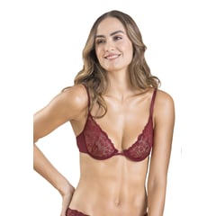 FORMAS INTIMAS - Bralette Mujer Vinotinto FI 103066