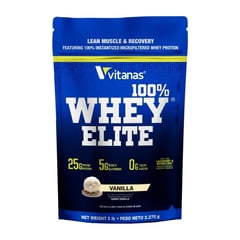 VITANAS - 100% Whey Elite 5 libras - Proteina Limpia