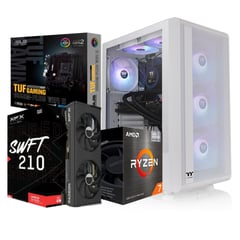 AMD - Torre Gamer Ryzen 7 5700X DDR4 32GB SSD 1TB RX 7600 XT 16GB