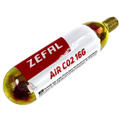 ZEFAL - Cartucho Pipeta Co2 Aire Comprimido 16 Gr Ruta Mtb