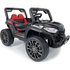 BEBESUNITA - CARRO ELECTRICO SUPER JEEP LLANTAS DE GOMA NEGRO