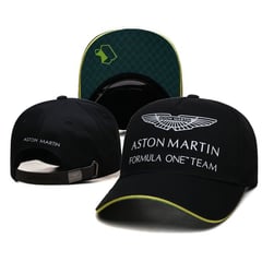 GENERICO - Gorra Exclusiva Aston Martin Negra ajustable