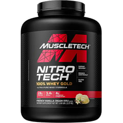 MUSCLETECH - Nitro Tech 100% Whey Gold 5 Libras Vainilla -