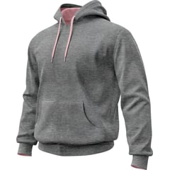 SEVEN ONE - Hoodie Buzo Algodon Perchado 280Gr - Dama